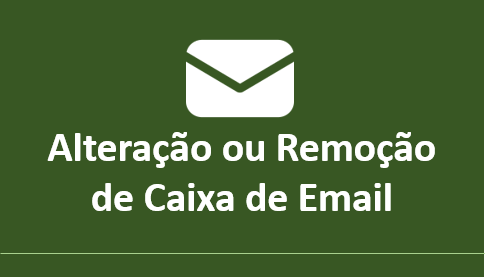 Alterações de e-mail do colaborador (pessoal) ou do setor (institucional)