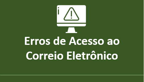 Informar falhas em correio eletrônico ou sistema do MMA